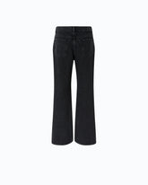 Wide-Leg-Jeans mit Seitenschlitzen - Schwarz | Pinko