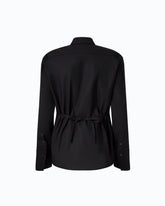 Koszula slim fit z tasiemką - | Pinko
