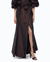 Langer Rock im Meerjungfrauen-Stil aus Taft - | Pinko