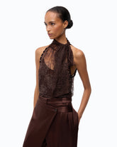Top z odkrytymi plecami - | Pinko
