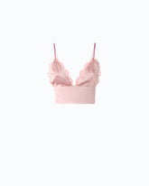Bustier top with spaghetti straps - | Pinko