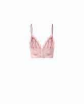 Bustier top with spaghetti straps - | Pinko