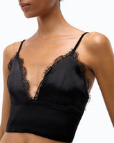 Top bustier con spalline sottili - | Pinko