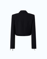 Spencer jacket with slits and laces - | Pinko