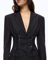 Εφαρμοστό σακάκι με σχέδιο bustier - | Pinko