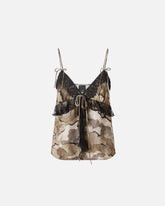 Top camouflage con pizzo - | Pinko