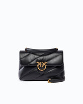 Borsa media a tracolla Love Bag Puff Maxi Quilt New Buckle - Nero | Pinko