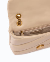 Baby Love Bag Puff Maxi Quilt New Buckle shoulder bag - Beige | Pinko
