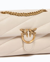 Baby Love Bag Puff Maxi Quilt New Buckle shoulder bag - White | Pinko