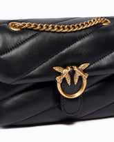 Baby Love Bag Puff Maxi Quilt New Buckle shoulder bag - Black | Pinko