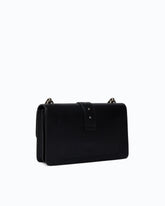 Borsa a mano media Love Bag One in pelle New Buckle - Nero | Pinko