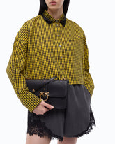 Borsa a mano media Love Bag One in pelle New Buckle - Nero | Pinko