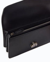 Small Love Bag One leather shoulder bag with New Buckle - Black | Pinko