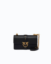 Borsa a tracolla piccola Love Bag One in pelle New Buckle - Nero | Pinko