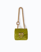 Nano Love Bag Puff accessory in nappa leather - Trasparente | Pinko