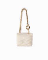 Accessorio Nano Love Bag Puff in nappa - Bianco | Pinko