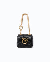 Nano Love Bag Puff accessory in nappa leather - | Pinko