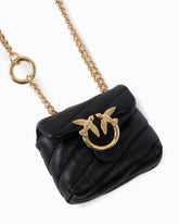 Nano Love Bag Puff accessory in nappa leather - | Pinko