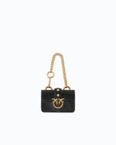 Nano Love Bag One in leather - Black | Pinko