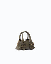 Nano Escape Bag accessory in leather - Brown | Pinko