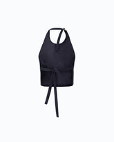 Top full strass con schiena scoperta - Blu | Pinko