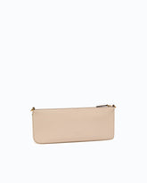 New Horizontal Flat leather handbag - Beige | Pinko