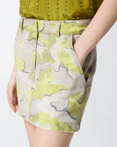 Minigonna camouflage - | Pinko