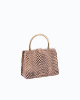 Handtasche Love Bag Top Handle aus Leder PINKO Galleria - Brown | Pinko