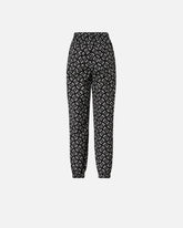 Pantalon de sport avec logo Love Birds - Multicolor Noir-Blanc | Pinko