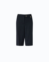 Bermudas de mezcla de lana elástica - Azul oscuro | Pinko
