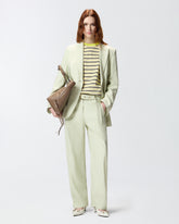 Striped top with PINKO embroidery - | Pinko