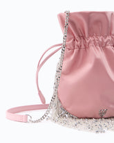 Petite pochette à bandoulière en satin à franges PINKO Galleria - | Pinko
