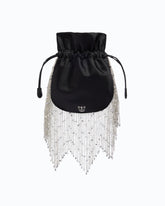 Petite pochette à bandoulière en satin à franges PINKO Galleria - | Pinko