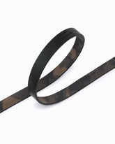 Cinturón de 1,7 cm de ante de camuflaje con strass - Verde militar | Pinko