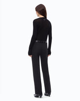 Pull léger côtelé - Noir | Pinko