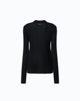 Pull léger côtelé - Noir | Pinko