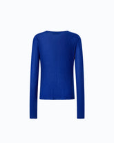 Ribbed cardigan with buttons - | Pinko