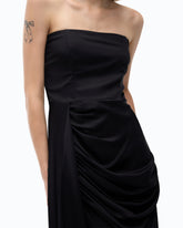 Ärmelloses Midikleid aus Satin - | Pinko