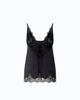 Top lingerie à dentelle - Bleu foncé | Pinko