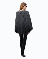 Pull à col bijou et micro-paillettes - Multicolore Gris-Noir | Pinko