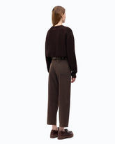 Pull en laine côtelée - Marron | Pinko