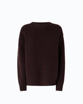 Pull en laine côtelée - Marron | Pinko