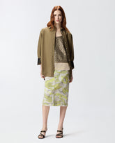 Falda longuette de camuflaje - | Pinko