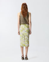 Falda longuette de camuflaje - | Pinko
