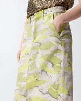 Falda longuette de camuflaje - | Pinko