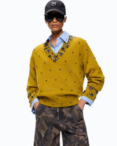 Pull bijou en laine et cachemire - | Pinko