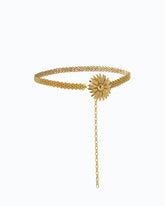Kettengürtel mit Blume, 1,5 cm breit - | Pinko