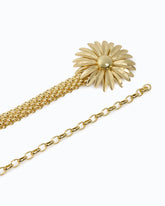 Kettengürtel mit Blume, 1,5 cm breit - | Pinko