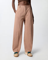 Stretch knit trousers - Beige | Pinko