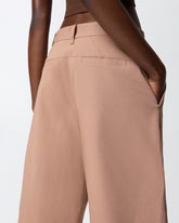 Stretch knit trousers - Beige | Pinko